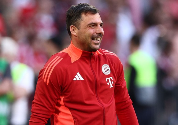 epa11335760 Munich?s assistant coach Zsolt Loew after the German Bundesliga soccer match between Bayern Munich and VfL Wolfsburg in Munich, Germany, 12 May 2024. EPA/ANNA SZILAGYI CONDITIONS - ATTENTI ...