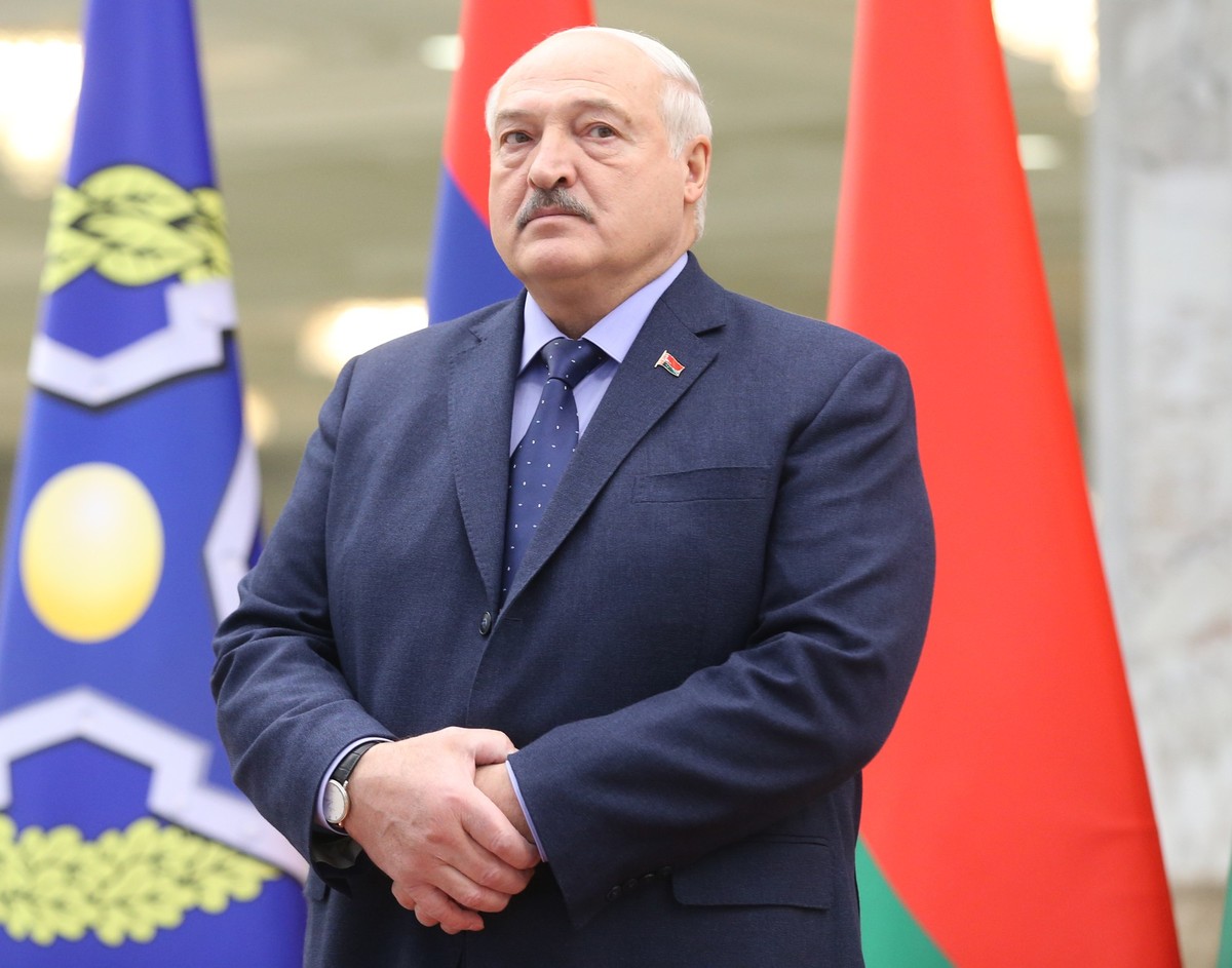 MINSK, BELARUS - NOVEMBER 23 (RUSSIA OUT) Belarussian President Alexander Lukashenko seen during the SCTO Summit on November 23, 2023, in Minsk, Belarus. Presidents of Russia, Belarus, Kazakhstan, Kyr ...