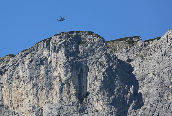 In diesem Berg befindet sich der Verletzte.