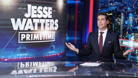 Jesse Watters appears during his debut 8 p.m. EDT time slot on &quot;Jesse Watters Primetime&quot; on Monday, July 17, 2023, in New York. (Photo by Charles Sykes/Invision/AP)
Jesse Watters