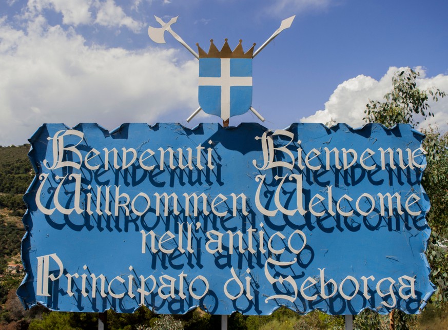 Fürstentum Seborga, Ligurien, Italien