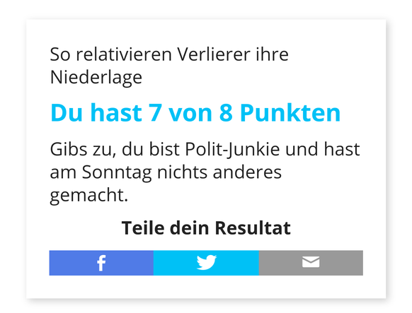 Wer hat&#039;s gesagt? So reden die Abstimmungs-Verlierer ihre Niederlage schÃ¶n
Polit-Junkie? NÃ¶, um die Ausreden der Volchswille-Maschinerie auswÃ¤ndig zu kennen muss man kein Polit-Junkie seinð