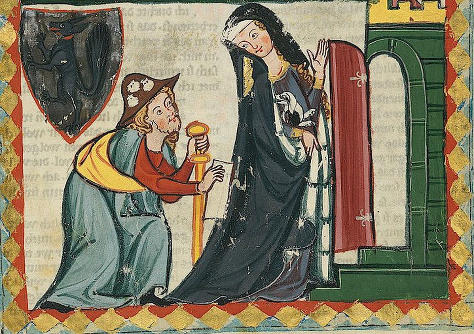 Codex Manesse Elisabeth von Wetzikon