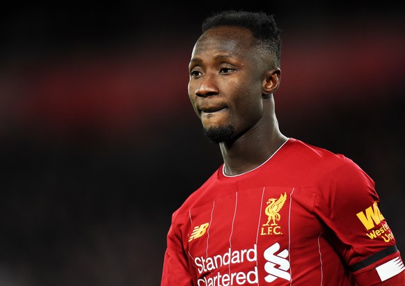 epa08245066 Naby Keita of Liverpool during the English Premier League match between Liverpool and West Ham in Liverpool, Britain, 24 February 2020. EPA/PETER POWELL EDITORIAL USE ONLY. No use with una ...