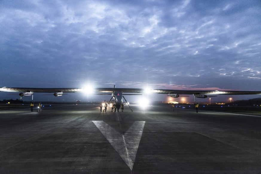 Die Solar Impulse 2, als sie in China war.