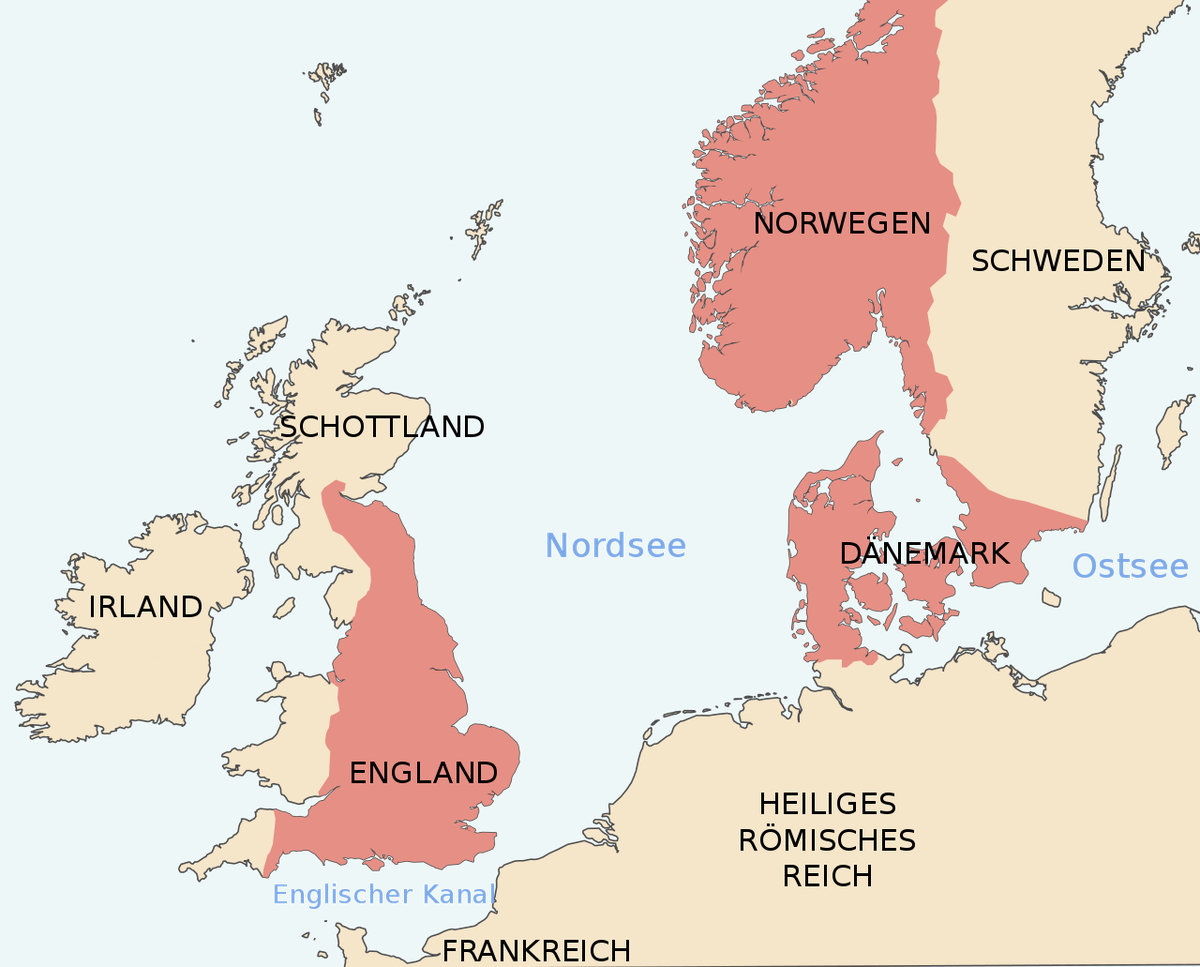 Anglo-skandinavisches Nordseereich Knuts des Grossen (1014–1035)
https://commons.wikimedia.org/w/index.php?curid=26433320