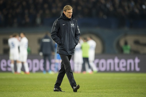Nachdenklicher FCZ-Trainer Sami Hyypiä.&nbsp;