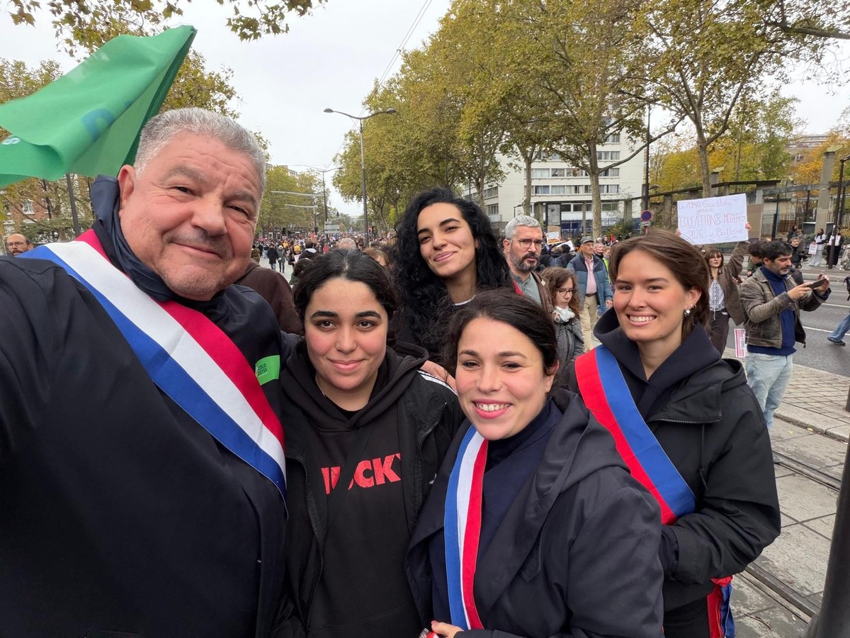 Manifestants à Paris, samedi 24 octobre 2026 (Antoine M).