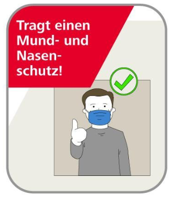 So weisen die ÖBB die Passagiere auf die Maskenpflicht hin.