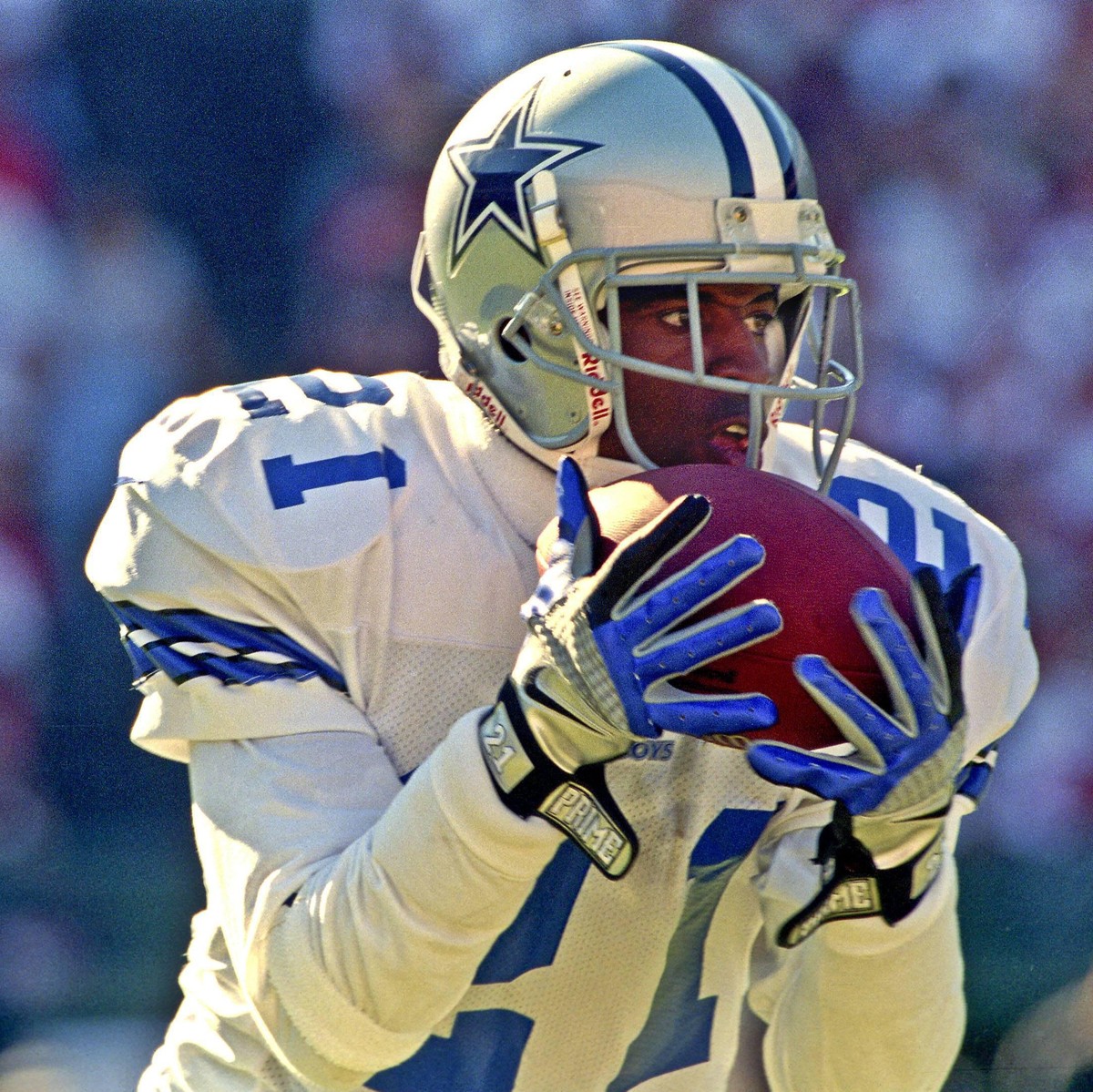 IMAGO / ZUMA Wire
November 2, 1997 - San Francisco, California, U.S - San Francisco 49ers vs. Dallas Cowboys at Candlestick Park Sunday, November 2, 1997. 49ers beat Cowboys 17-10. Dallas Cowboys def ...