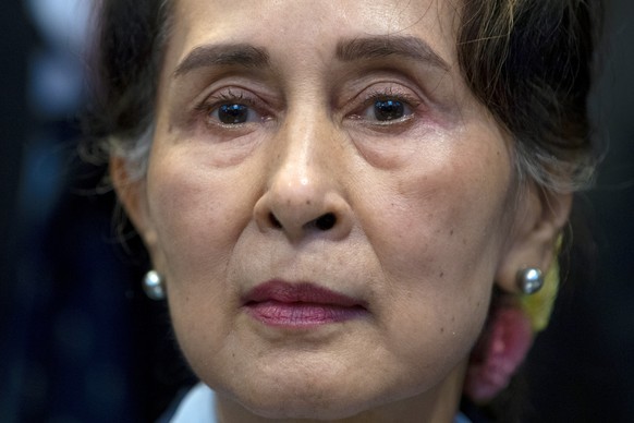Die gewählte Regierungschefin Aung San Suu Kyi ist inhaftiert.
