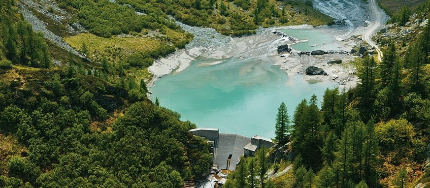 Wasserkraftwerk Gabi, Wallis, eingeweiht am 23. September 2023.