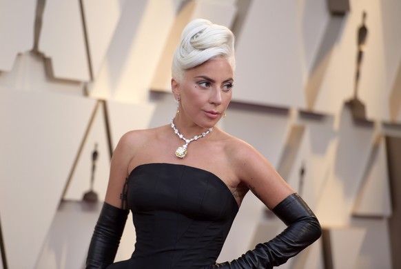 Lady Gaga arrives at the Oscars on Sunday, Feb. 24, 2019, at the Dolby Theatre in Los Angeles. (Photo by Richard Shotwell/Invision/AP)