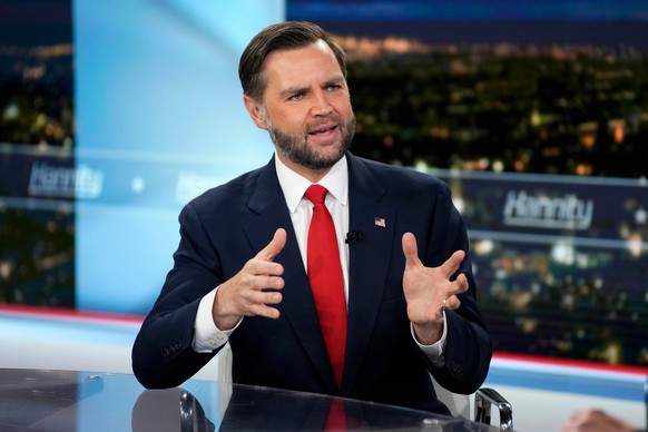 Vice President JD Vance appears on "Hannity" on Monday, June 15, 2026, in New York. (Photo by Charles Sykes/Invision/AP)
JD Vance,Sean Hannity