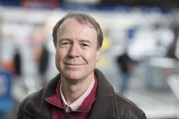 Jakob Kern, country director of the United Nations World Food Program in Syria, photographed in St. Gall, Switzerland, on Nov. 19, 2016. Kern is based in the Syrian capital of Damascus.  (KEYSTONE/Gaetan ...