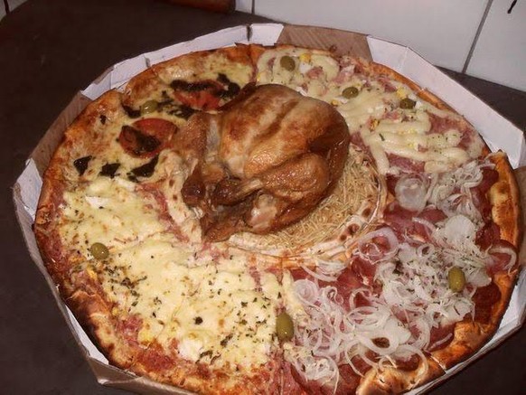 Hassverbrechen an Pizzen: Diese Bilder bringen jeden Italiener zum Weinen. Kochen, Essen, Food-Fails.