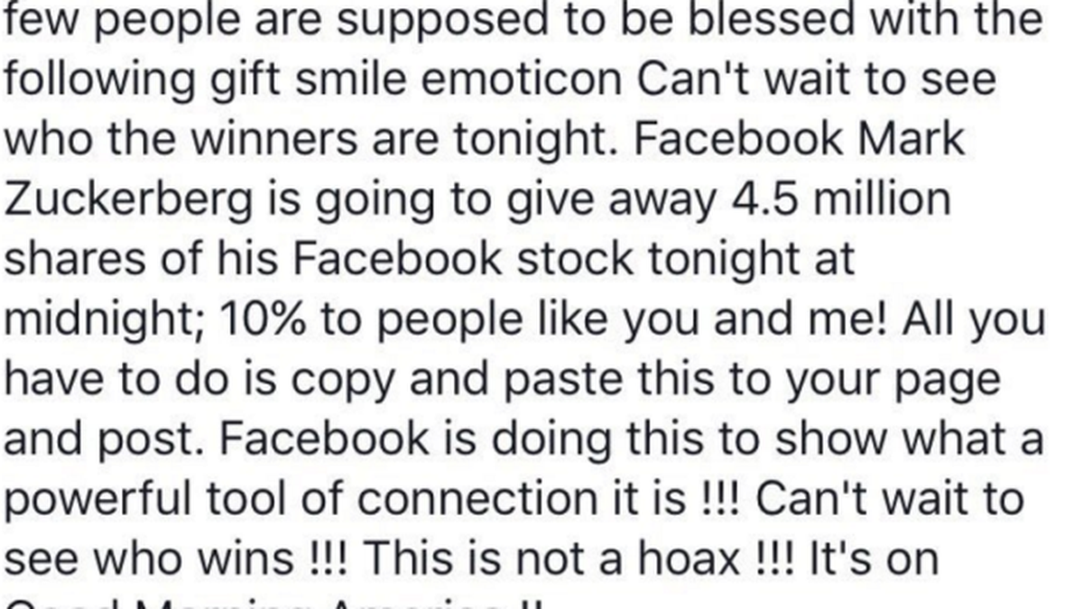 Gratis-Facebook-Aktien für «Leute wie dich und mich»?&nbsp;Mehr Infos.