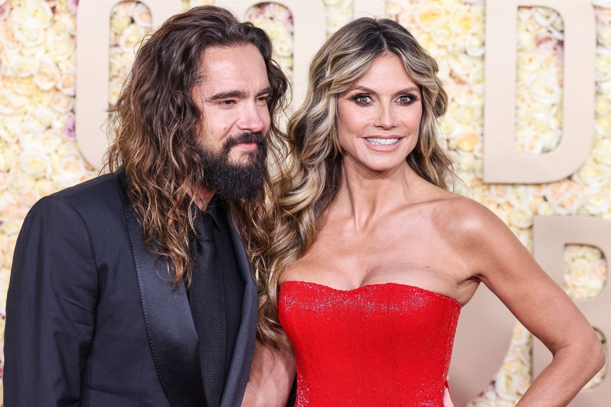 81st Annual Golden Globe Awards - LA Tom Kaulitz and Heidi Klum arrive at the 81st Annual Golden Globe Awards held at The Beverly Hilton Hotel on January 7, 2024 in Beverly Hills, Los Angeles, CA, USA ...