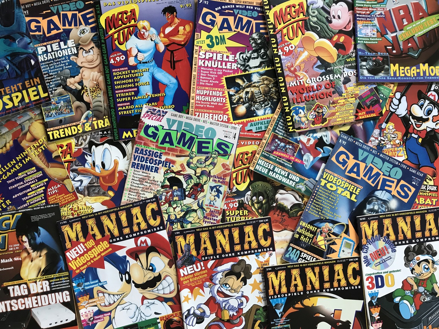 In den guten alten 90er-Jahren gab es fast unendlich viele Videospiel-Magazine, die am Kiosk auf uns warteten.