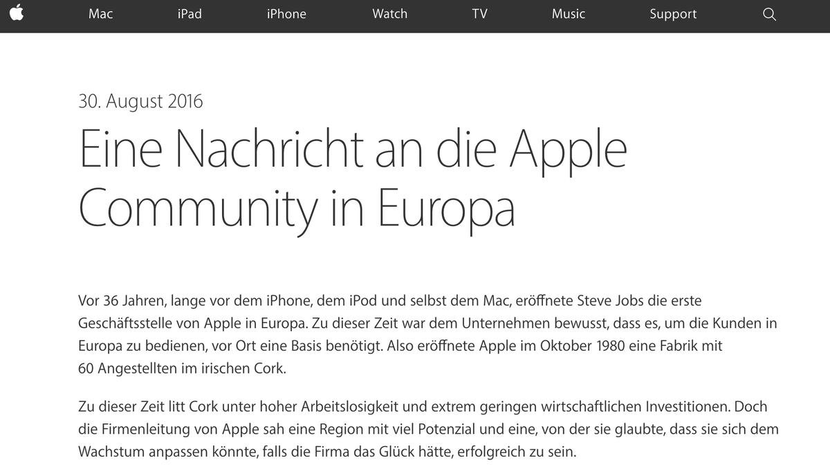 «Brief an unsere Kunden».