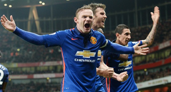 Rooney, Di Maria und Co. gewinnen am 12. Spieltag auswärts bei Arsenal mit 2:1.