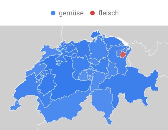 Wie googelt die Schweiz nach dem Coronavirus?