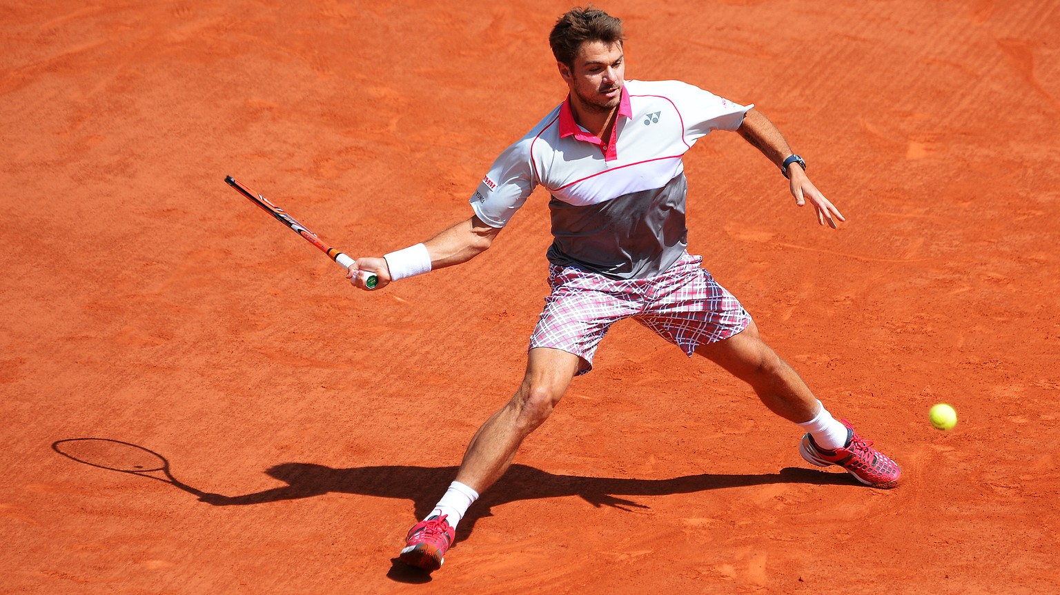 Roland Garros French Open Tennis Paris 07/06/2015 Day 15. 
Stanislas Wawrinka (SUI) Mens singles final - Photo: Roger Parker International Sports Fotos Ltd (EQ Images) SWITZERLAND ONLY