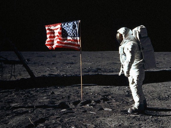 Ein Bild, das die amerikanische Geschichte endgültig veränderte: Neil Armstrong.