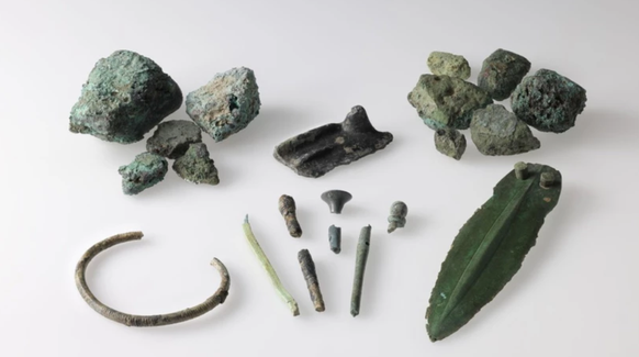 Bronzezeitliche Kupferreste aus Zypern sind in Möriken AG gefunden worden.