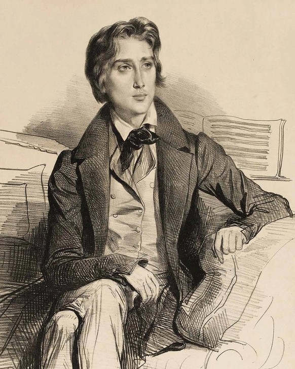 Frédéric Chopin mischte zusammen mit Franz Liszt die Pariser Musikszene auf.
https://commons.wikimedia.org/wiki/File:Portrait_de_Franz_Liszt_(1811-1886),_compositeur_et_pianiste_hongrois._(IFF_227),_G ...