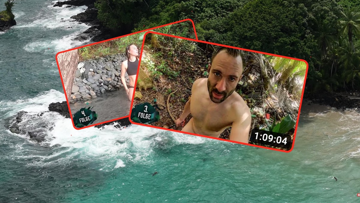 Sabrina und Otto in freier Wildbahn, mit wenig bis gar keinen Textilien am Körper.