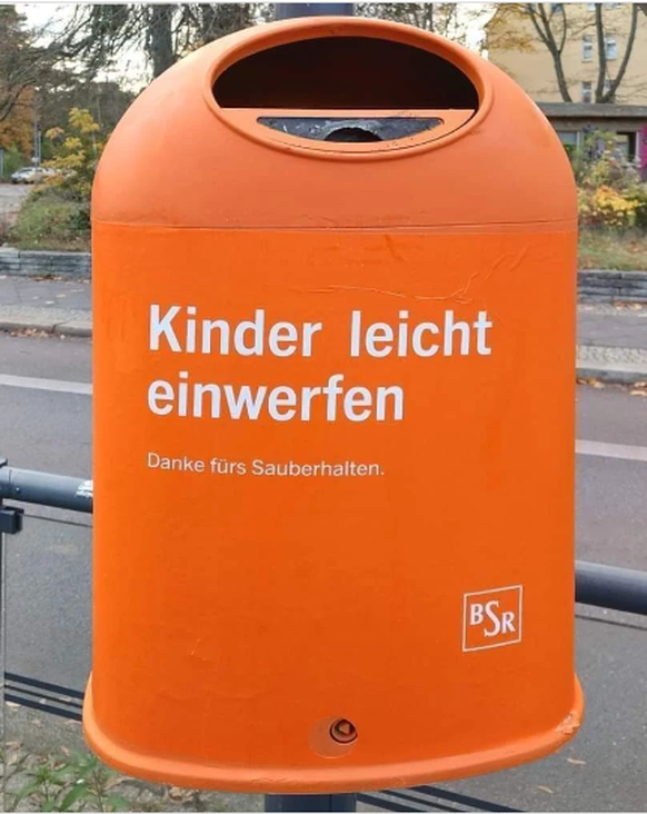 Faildienstag: Kind im Kübel