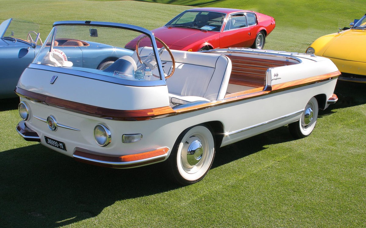 Fiat 600 Eden Roc Multipla Marine gianni agnelli auto design retro beach car strand 
https://upload.wikimedia.org/wikipedia/commons/d/d1/Fiat_600_Eden_Roc_front.jpg
