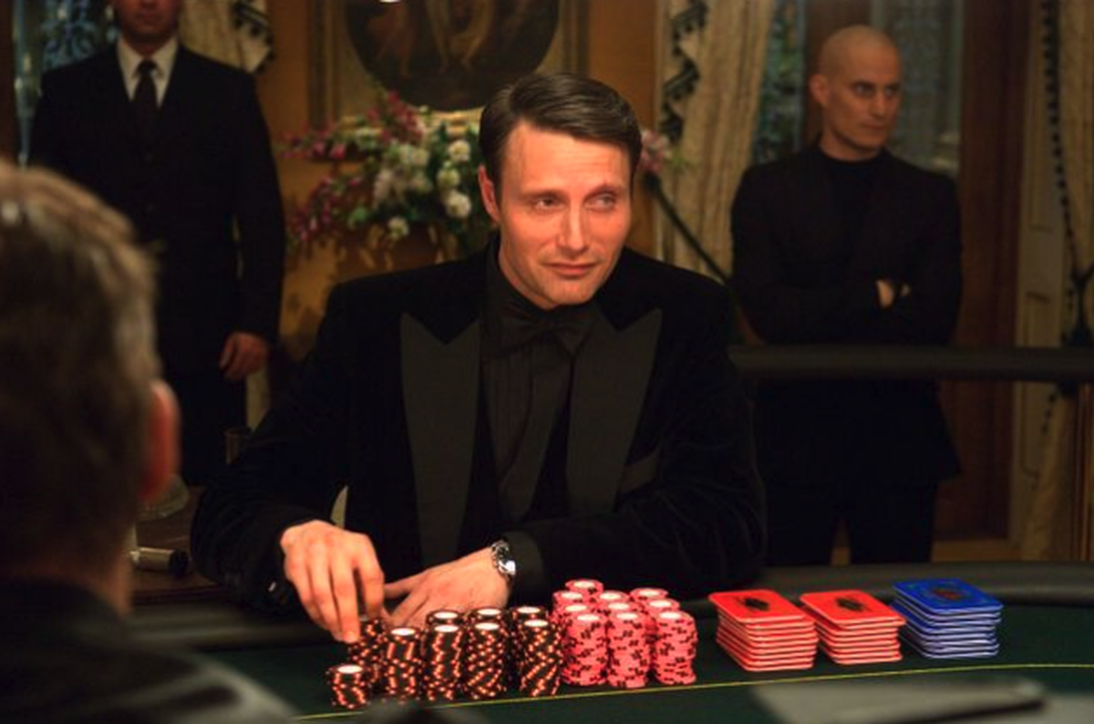 Mads Mikkelsen, alias Le Chiffre, dans Casino Royale (2006).