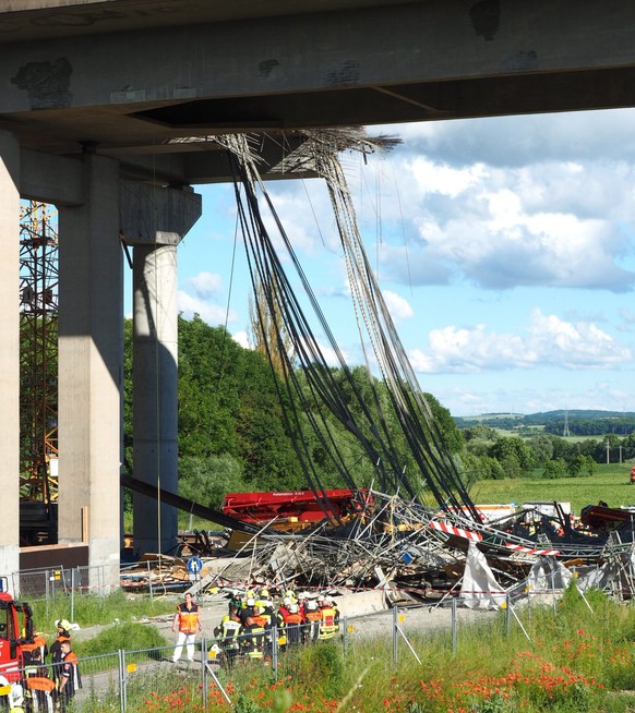 Mehrere Bauarbeiter sollen ums Leben gekommen sein.