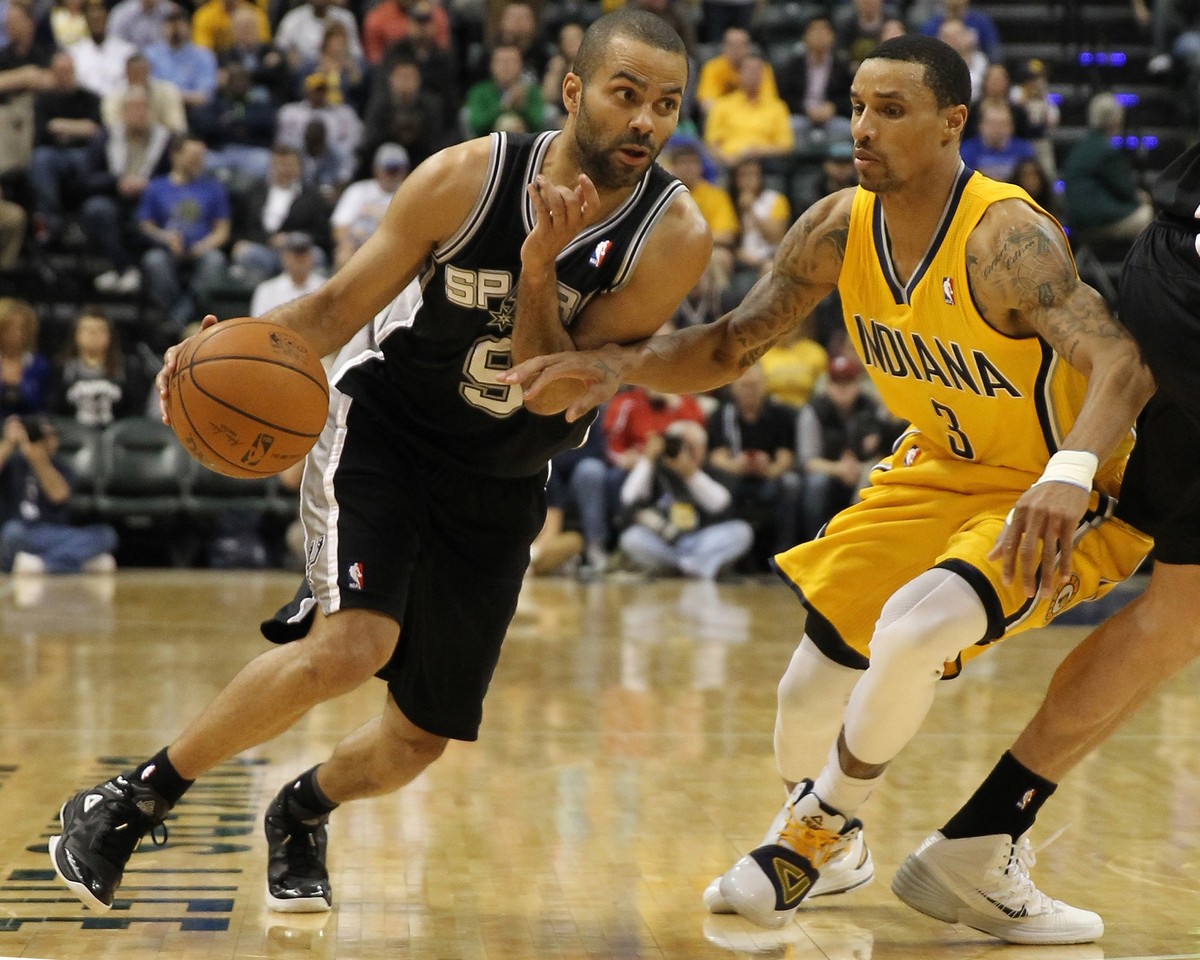 Bester Skorer der Partie in Indianapolis war Tony Parker (links) mit 22 Punkten.