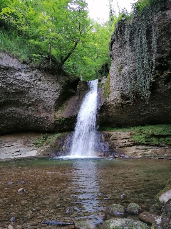 Abkühlung in 3, 2, 1 ...! 7 grossartige Wasserfälle, die du jetzt dringend brauchst
Ein kleiner schöner Wasserfall im Kemptnertobel bei Wetzikon ZH. Mit vielen Feuerstellen und einigen Industrieruinen ...