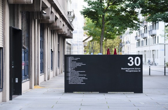 Das Gebaeude des Bezirksgerichts an der Wengistrasse 30 in Zuerich fotografiert am 3. Oktober 2016 in Zürich. (KEYSTONE/Manuel Lopez)