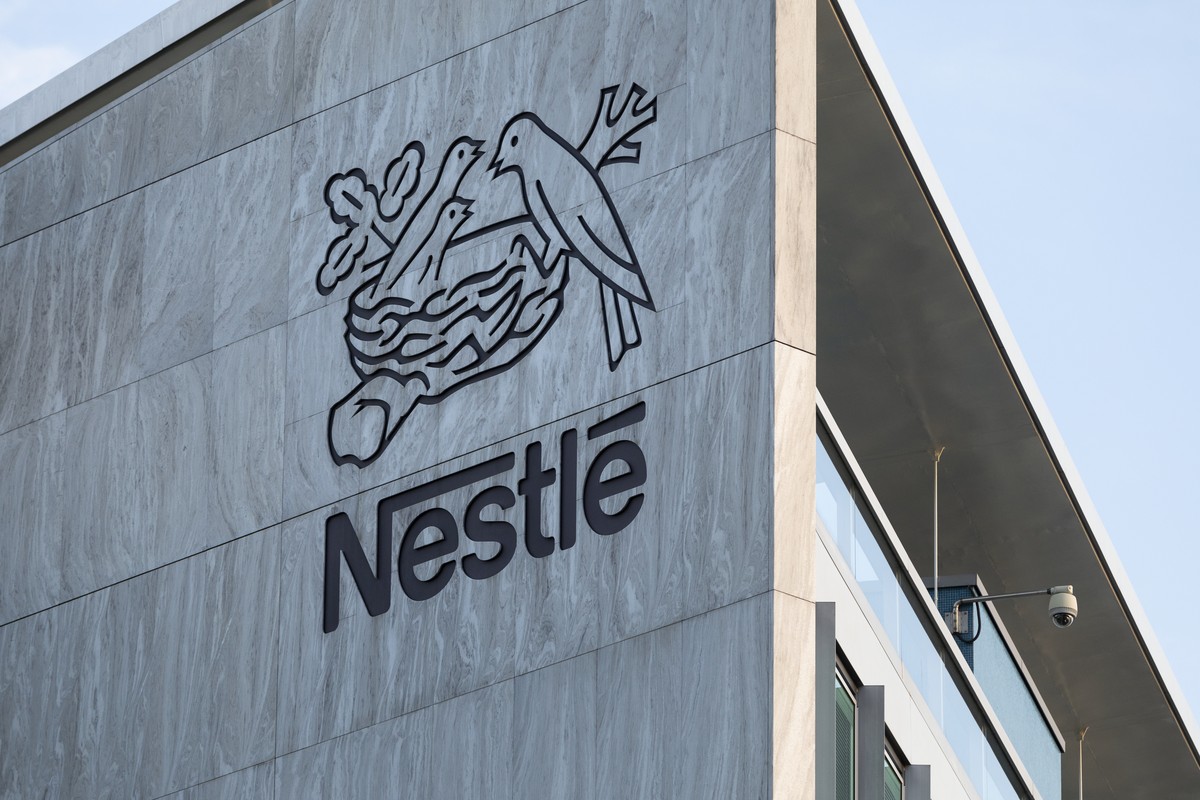 ARCHIVBILD ZUM ERGEBNIS VON NESTLE --- Detail view of the headquarters of Nestle in Vevey, Switzerland, on August 16, 2018. (KEYSTONE Gaetan Bally)..Detailaufnahme des Hauptsitzes von Nestle am 16. Au ...