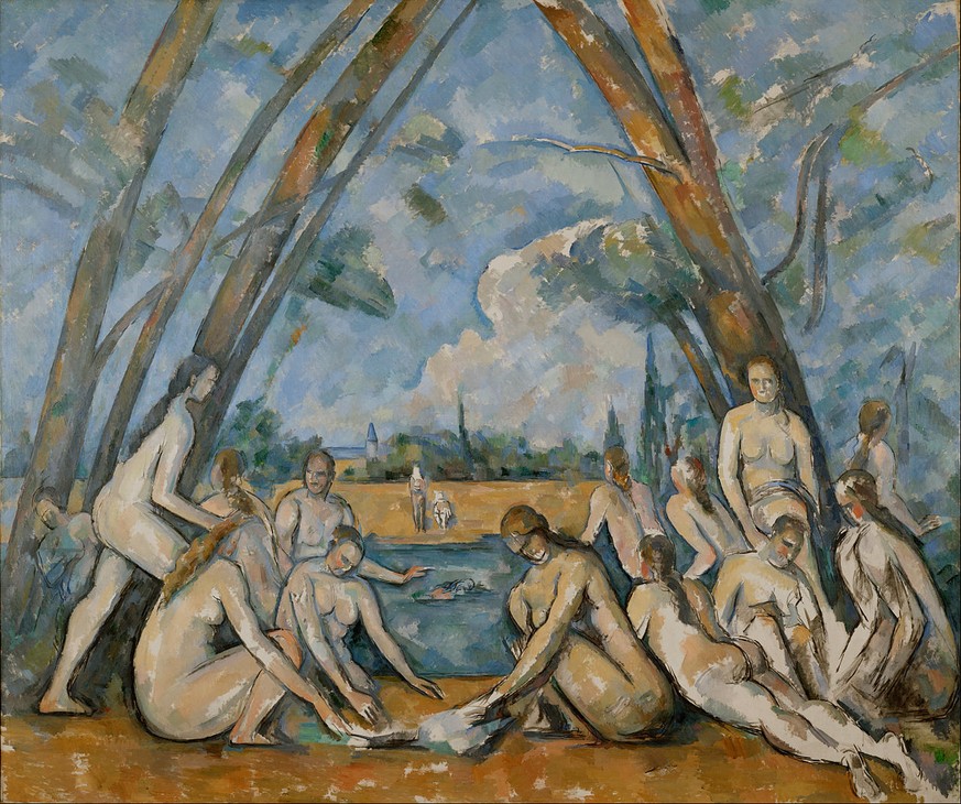 Paul Cézanne, «Les grandes baigneuses», 1894–1905.