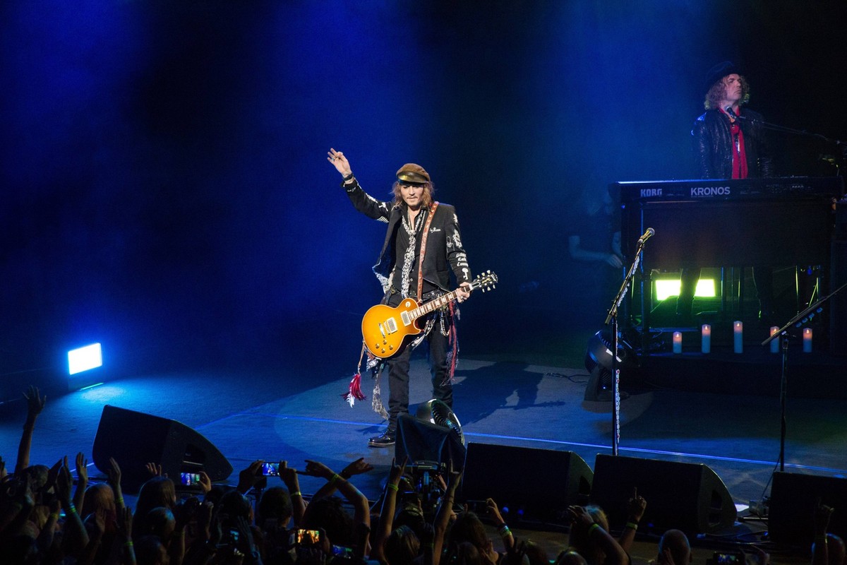 Johnny depp am montreux jazz festival 2018