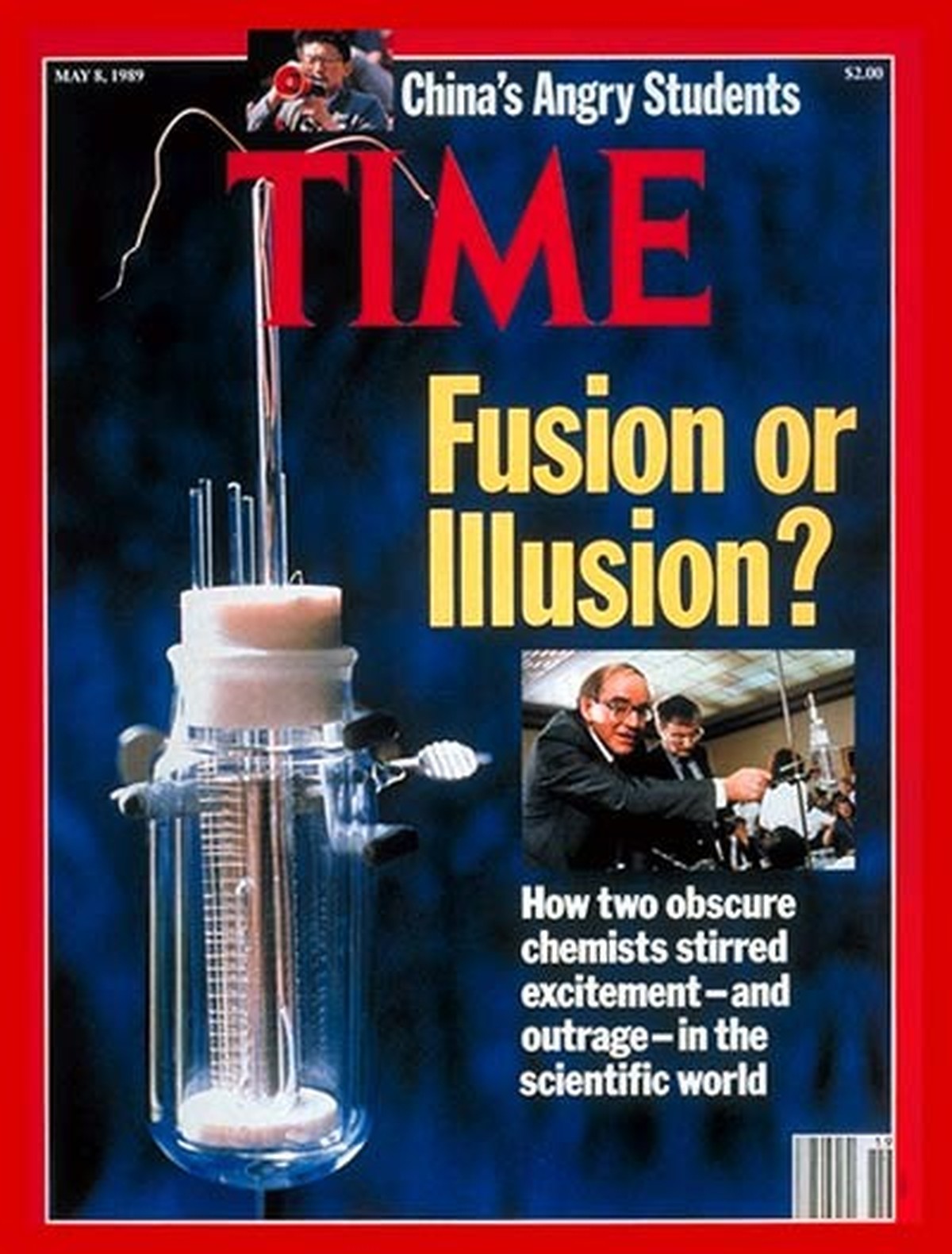 Fleischmann und Pons schafften es mit der kalten Fusion im Mai 1989 auf die «Time»-Titelseite.