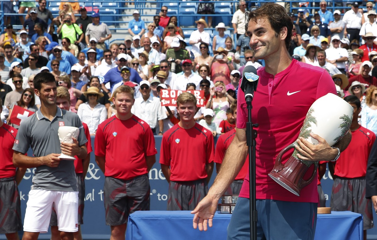 In Cincinnati musste sich Djokovic dem «Maestro» geschlagen geben.