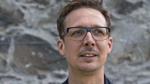 Portrait of the political scientist Michael Hermann, pictured on April 13, 2011 in Zurich, Switzerland. (KEYSTONE/Martin Ruetschi)