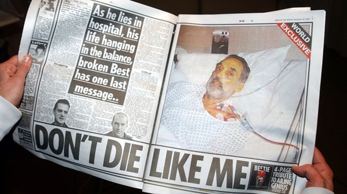 George Best: Don't die like me