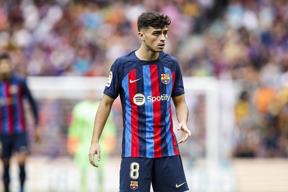 FC Barcelona, Barca - Elche CF - La Liga 08 Pedri of FC Barcelona during the La Liga match between FC Barcelona and Elche CF at Spotify Camp Nou Stadium in Barcelona, Spain, on September 17th, 2022. B ...