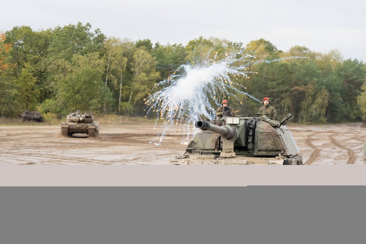 Die Panzerhaubitze 2000: Deutschland denkt über eine Lieferung der Waffensysteme an die Ukraine nach.