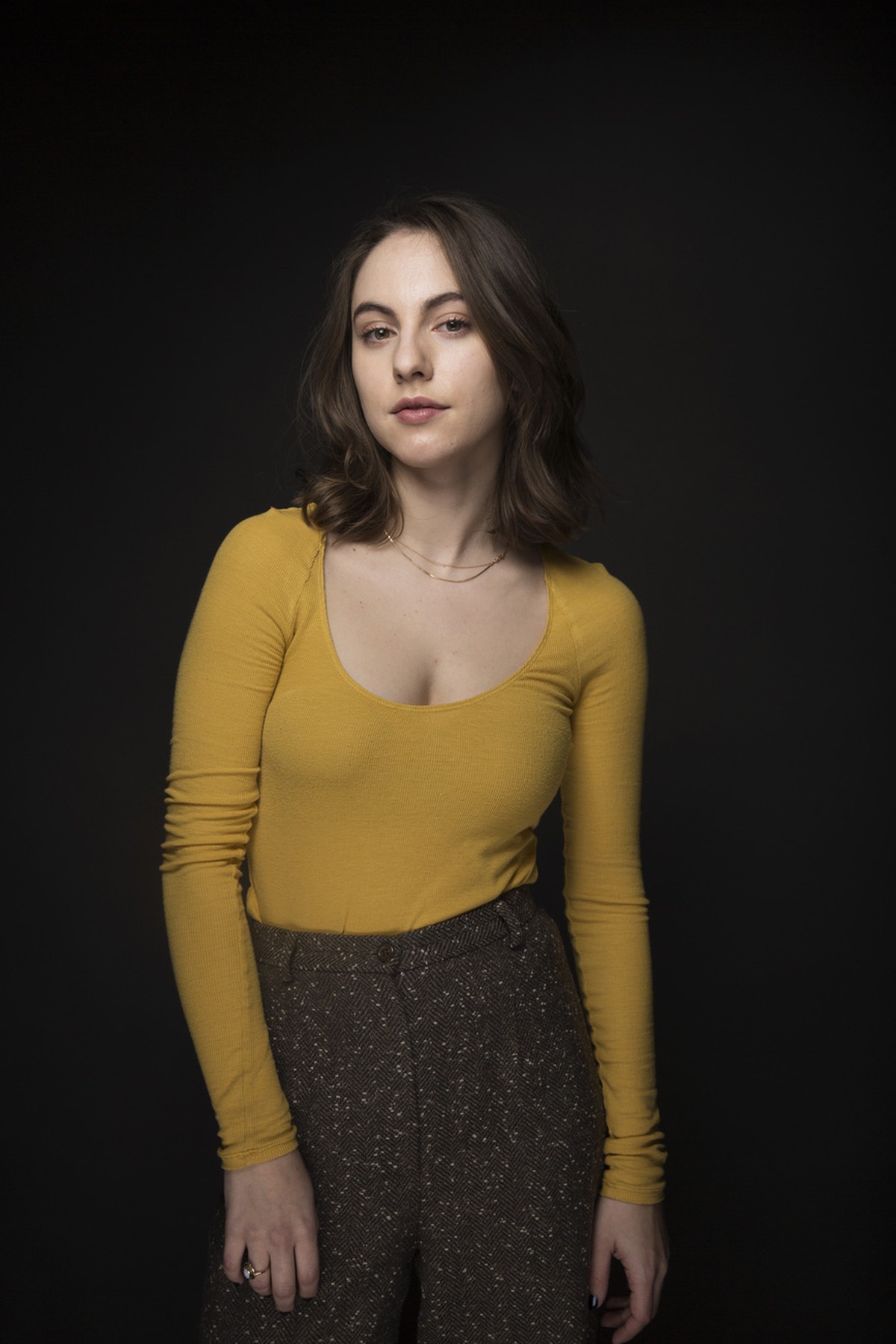 Actress Madeline Weinstein poses for a portrait to promote the film, "Beach Rats", at the Music Lodge during the Sundance Film Festival on Monday, Jan. 23, 2017, in Park City, Utah. (Photo b ...