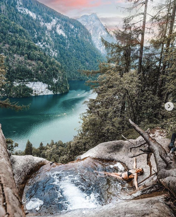 Mit diesem Bild machte eine Influencerin den «Influencer Gumpen» im Nationalpark Berchtesgaden weltbekannt.