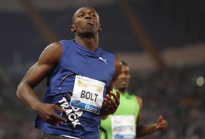 Usain Bolt 2011 in Rom.